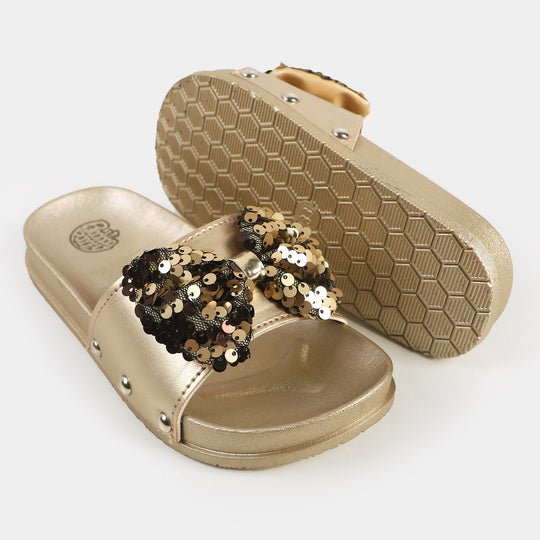 Girls Slipper CL-9 - Gold