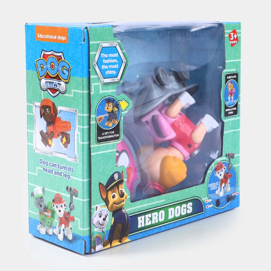 Pull Back Hero Dog For Kids