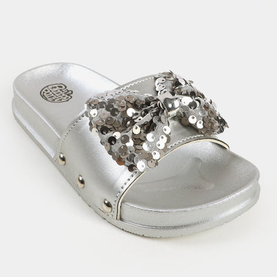 Girls Slipper CL-9 - SILVER