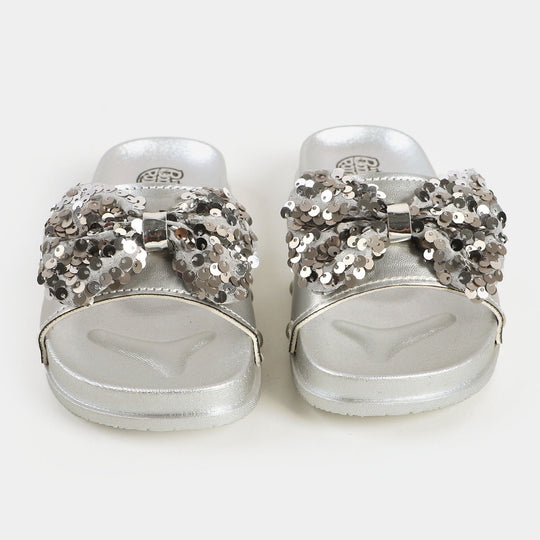 Girls Slipper CL-9 - SILVER