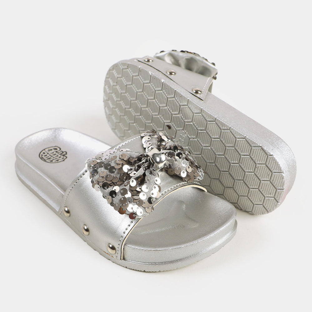 Girls Slipper CL-9 - SILVER