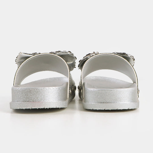 Girls Slipper CL-9 - SILVER