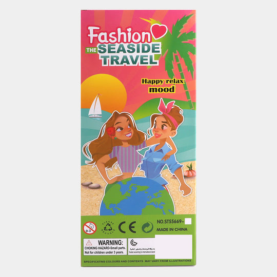 Fashion Doll Seaside Travel For Girls