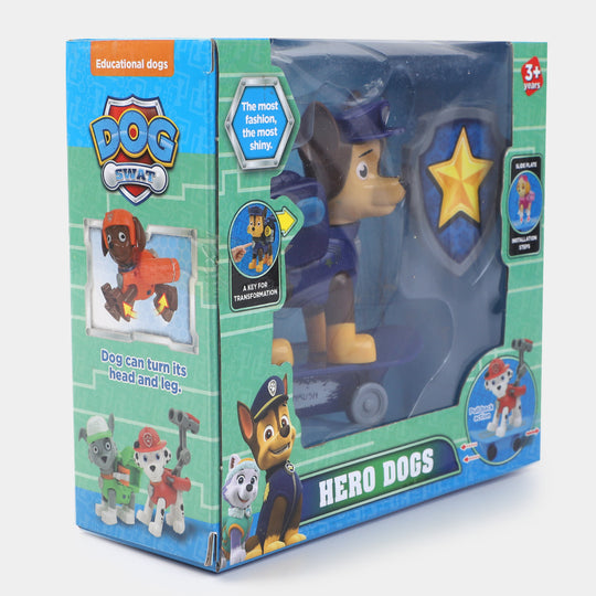 Pull Back Hero Dog For Kids