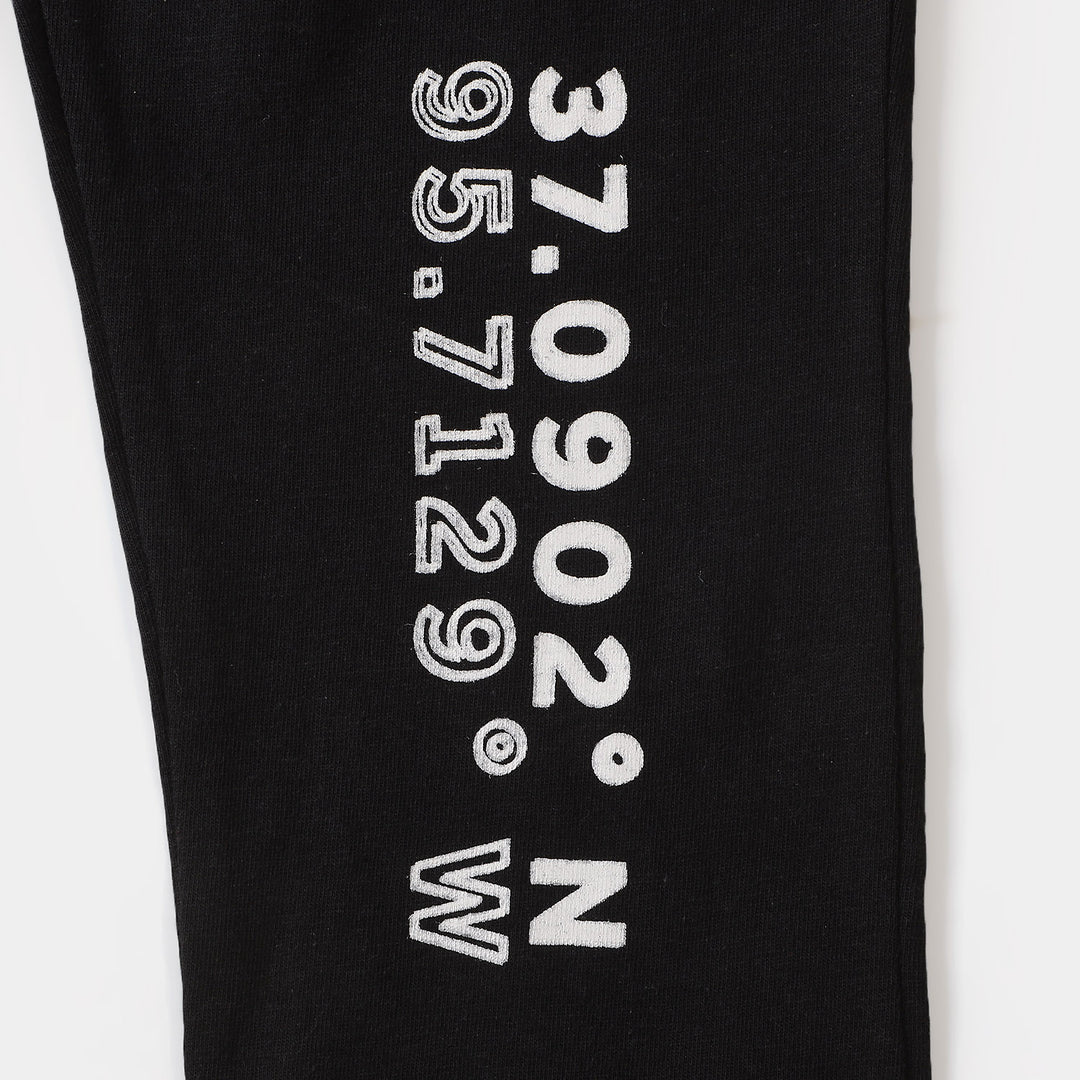 Boys Cotton 2 Piece Suit Nasa - BLACK