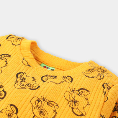 Infant Boys Fleece Knitted Suit Lion King-Citrus