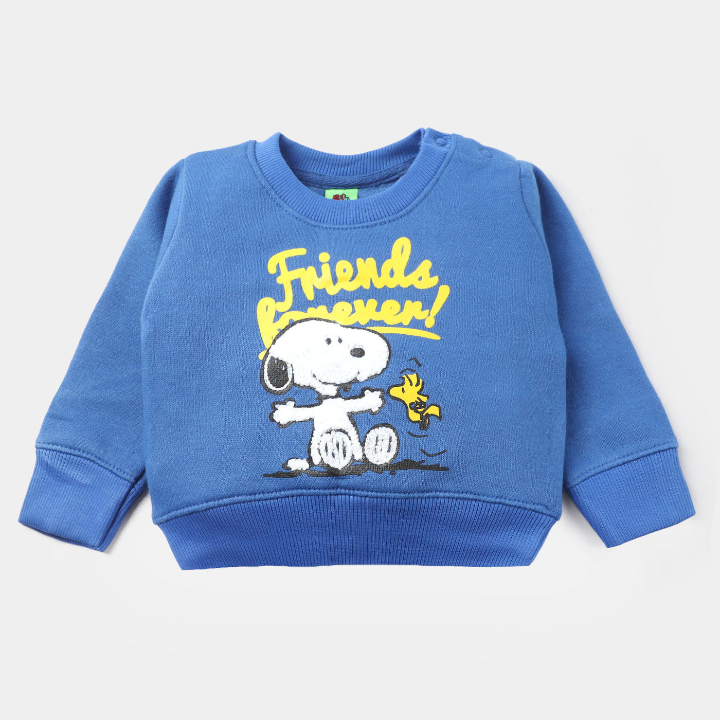 Infant Boys Fleece Sweatshirt Friends Forever-D.Blue