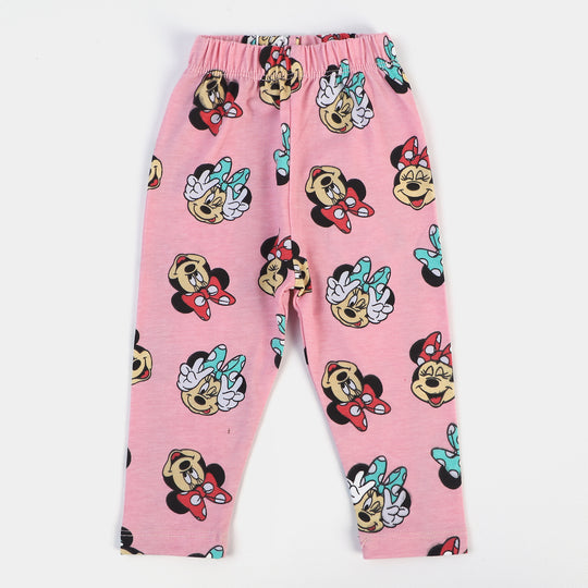 Infant Girls Printed Tights All Over-Candy Pink