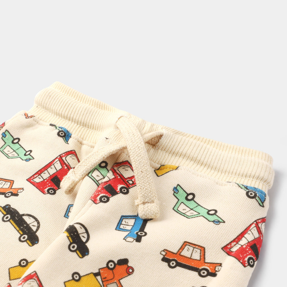 Infant Boys Fleece Sleeping Pajama Cars - B.Sand