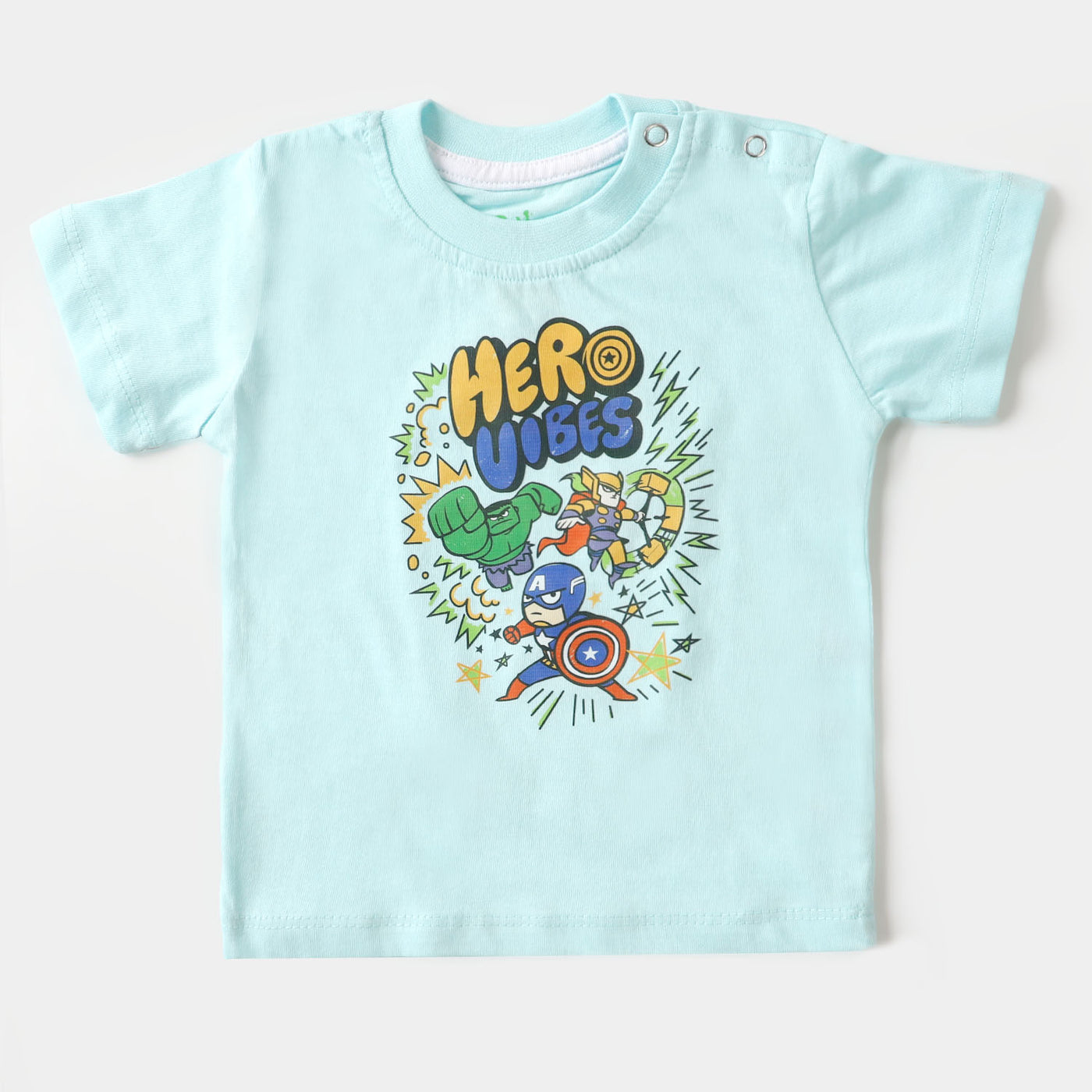 Infant Boys Round Neck T-Shirt Hero Vibes - Spa Retreat