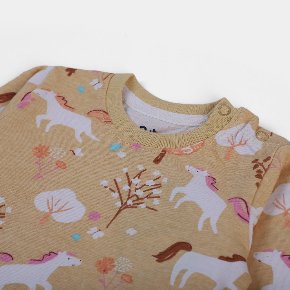 Infant Girls T-Shirt Character -B-Sand