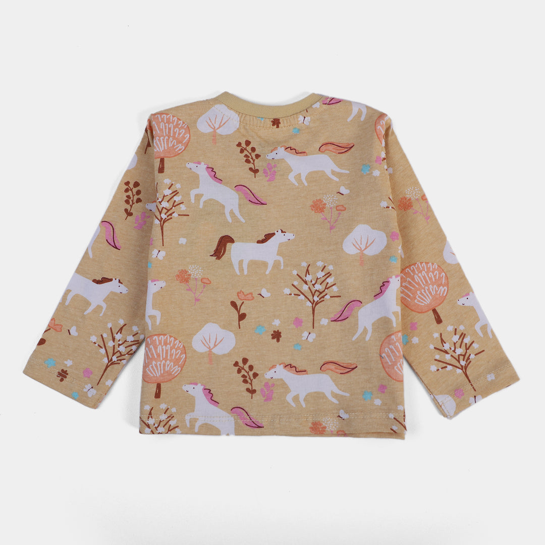 Infant Girls T-Shirt Character -B-Sand