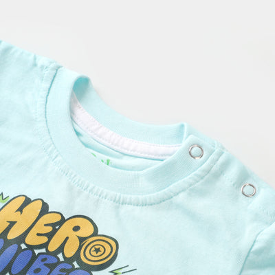 Infant Boys Round Neck T-Shirt Hero Vibes - Spa Retreat