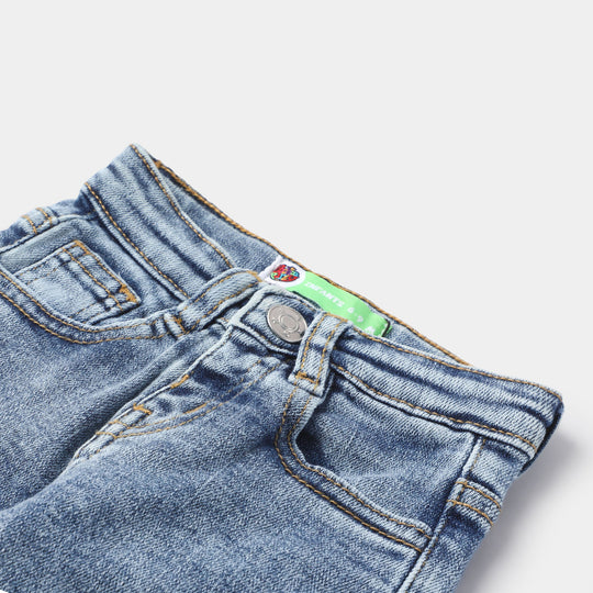 Infant Boys Denim Pant Grinding-LIGHT BLUE