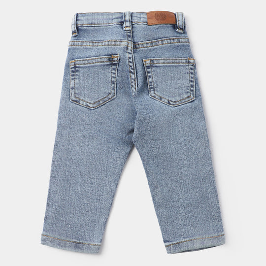 Infant Boys Denim Pant Grinding-LIGHT BLUE