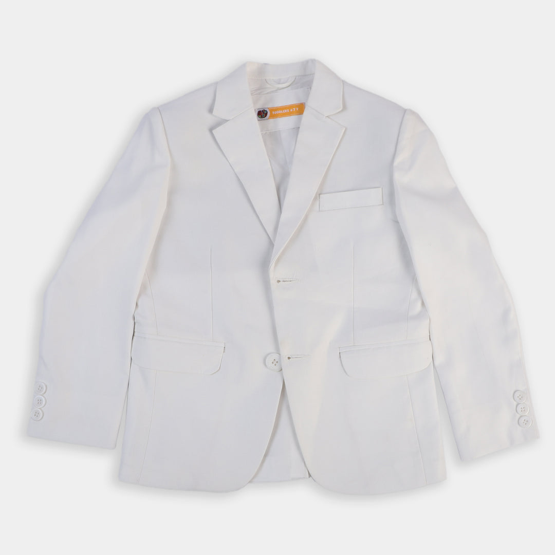 Boys Blended Suit 3PCs - White