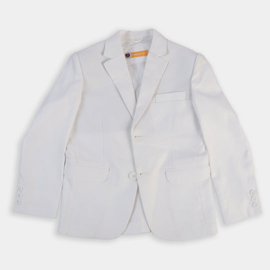 Boys Blended Suit 3PCs - White