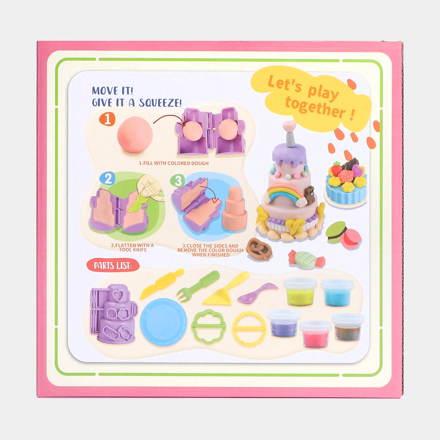Sweet Cake Clay Play Set For Kids