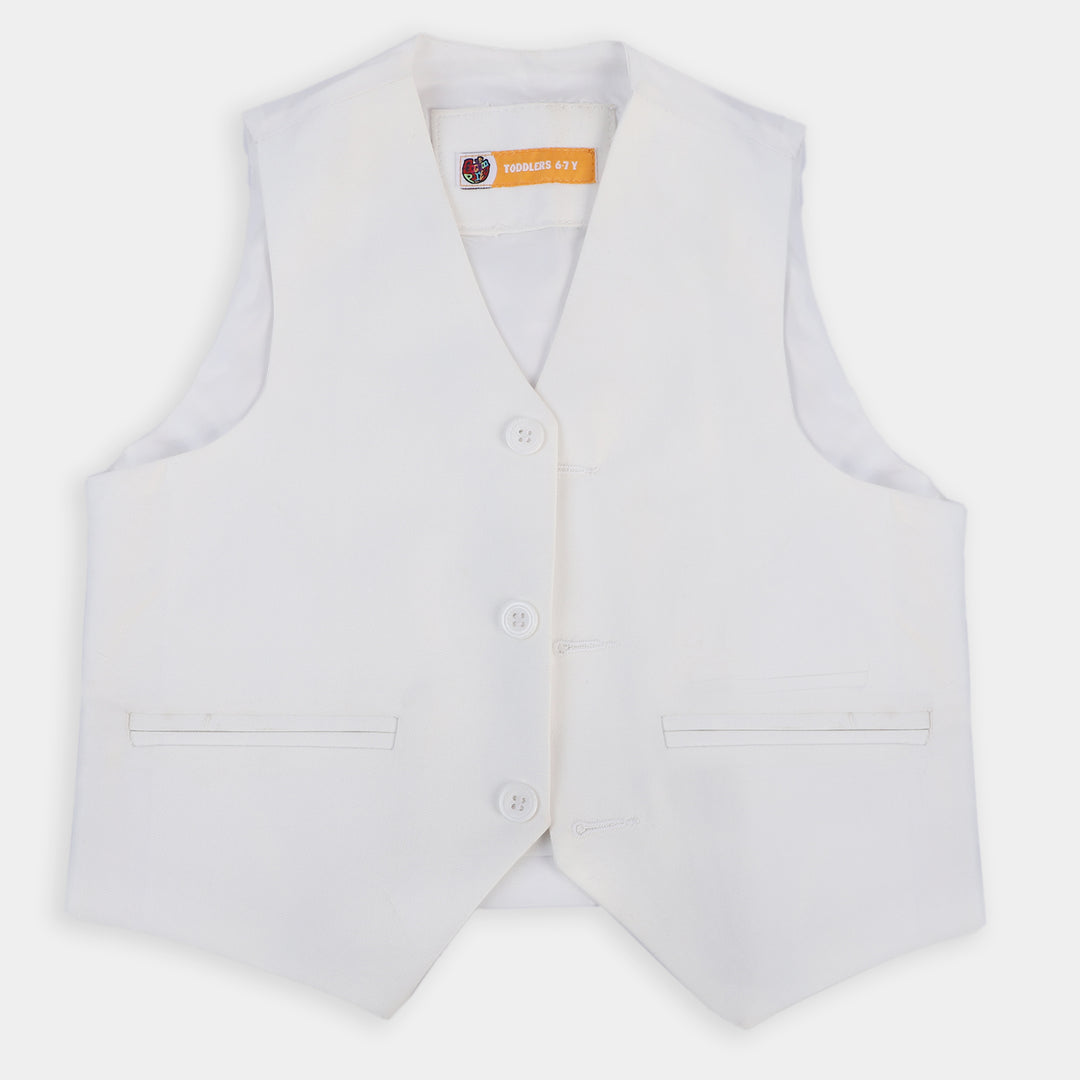 Boys Blended Suit 3PCs - White