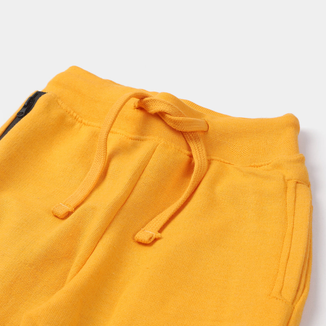 Boys Terry & Fleece Pajama Elongated-Citrus