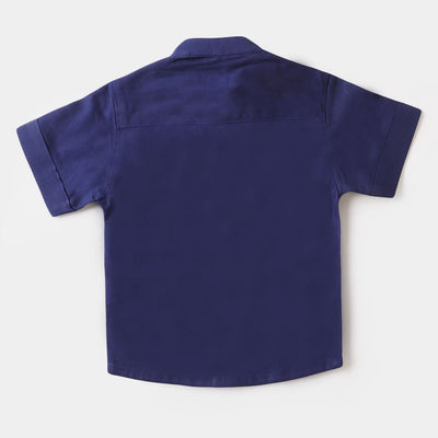 Infant Boys Casual Shirt Space Explorer - Navy Blue