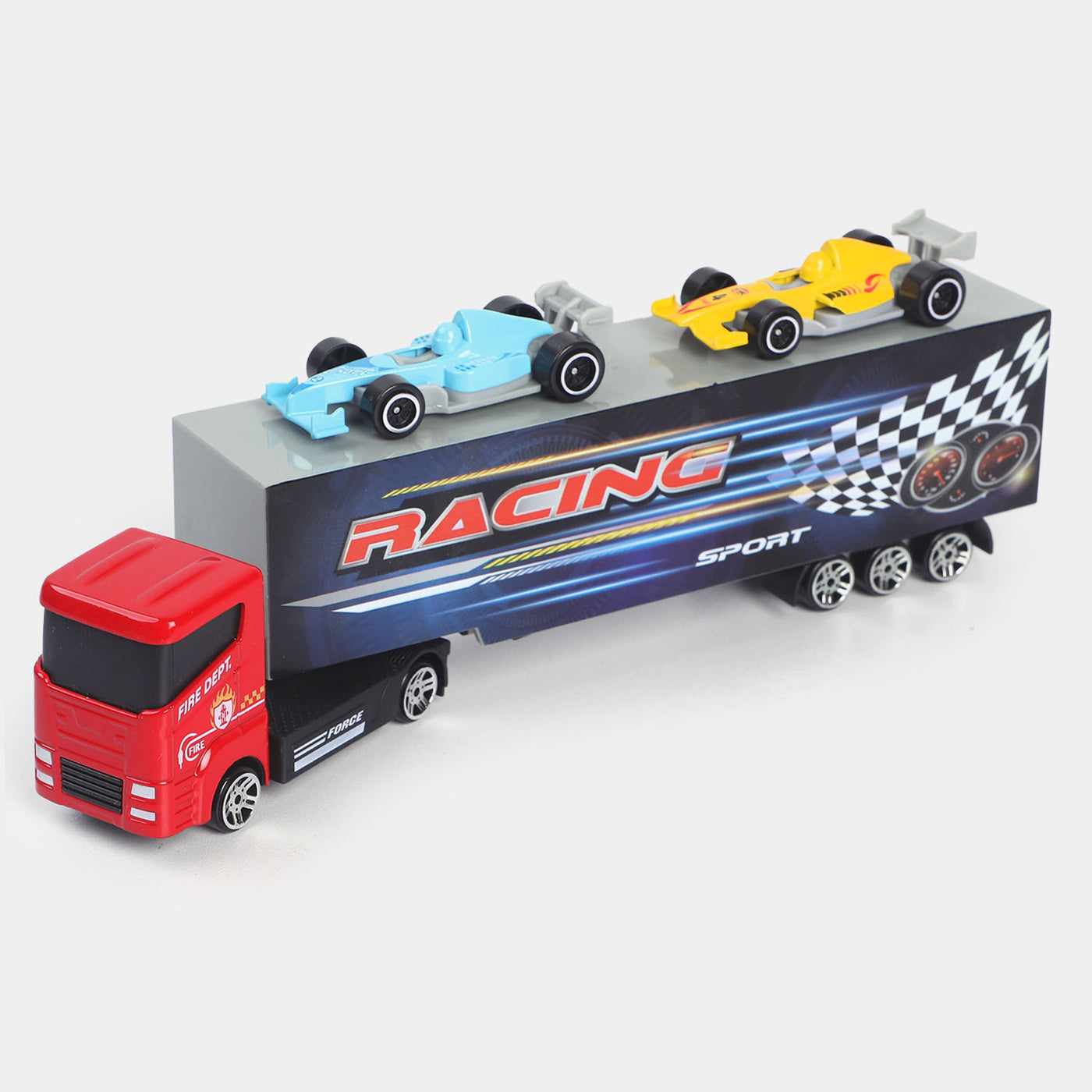 Die-Cast Metal Fire Vehicles Play Set Toy For Kids