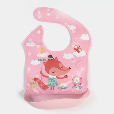 Plastic Bib With Holder For Babies