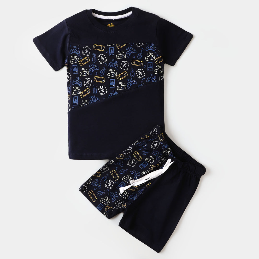 Boys 2 Piece Suit Controller - NAVY