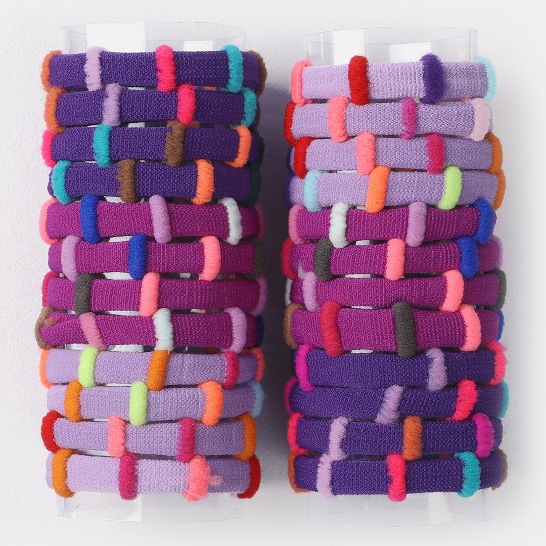 Girls Multicolor Hair Ties/Pony Set For Girls