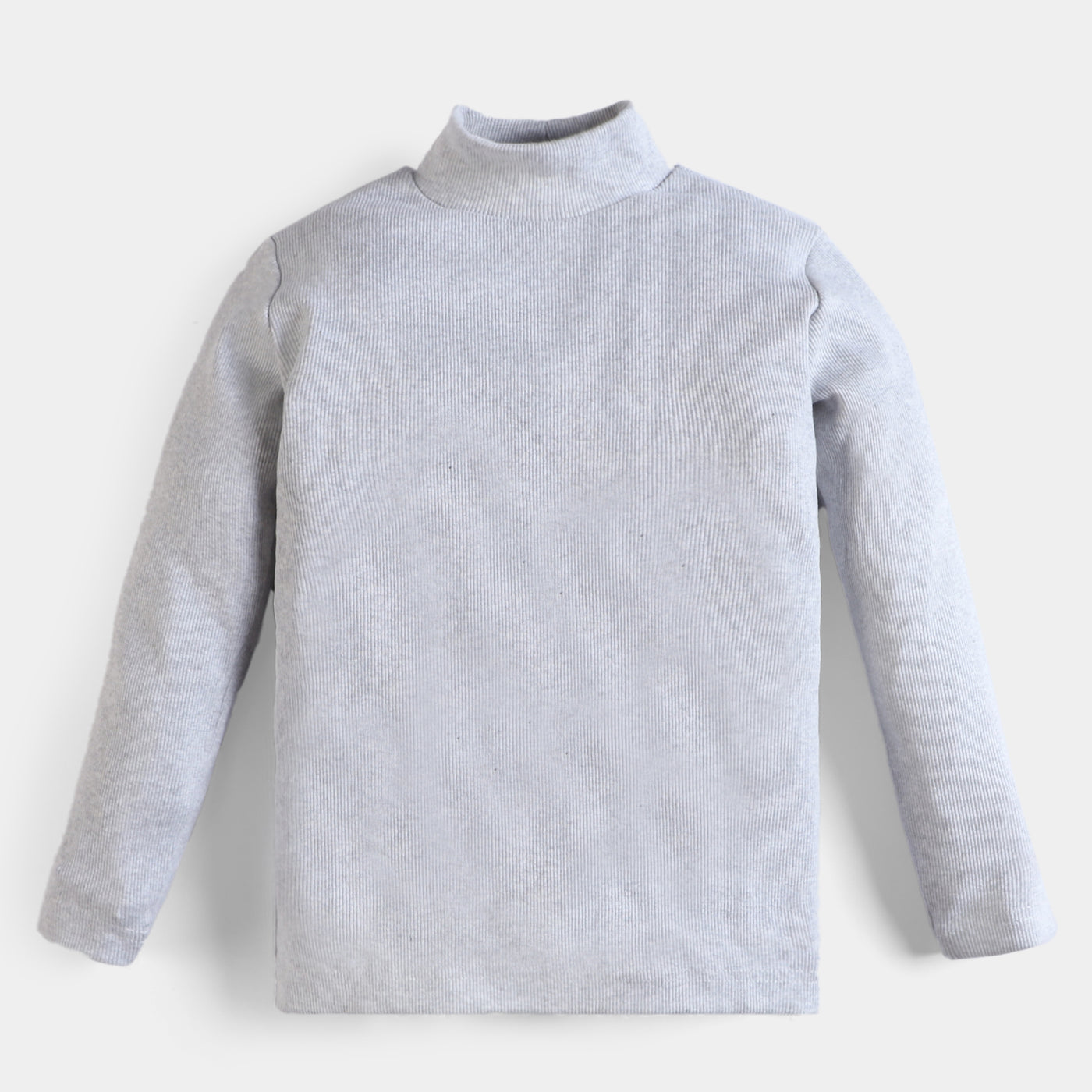 Unisex Kids Turtle Neck-H.grey