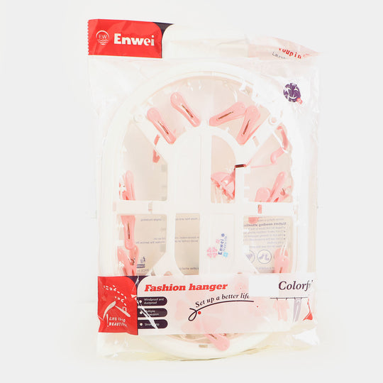 Enwei Clothes Hanger with 18 Pcs Clips