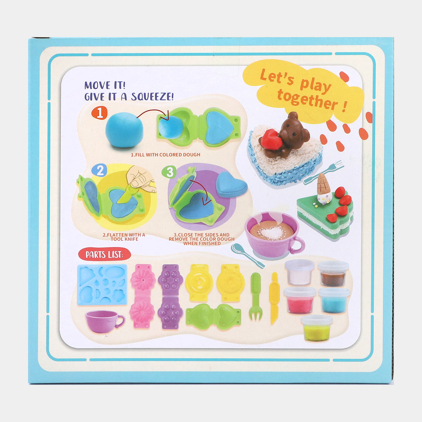 Delicious Pastries Clay Play Set For Kids