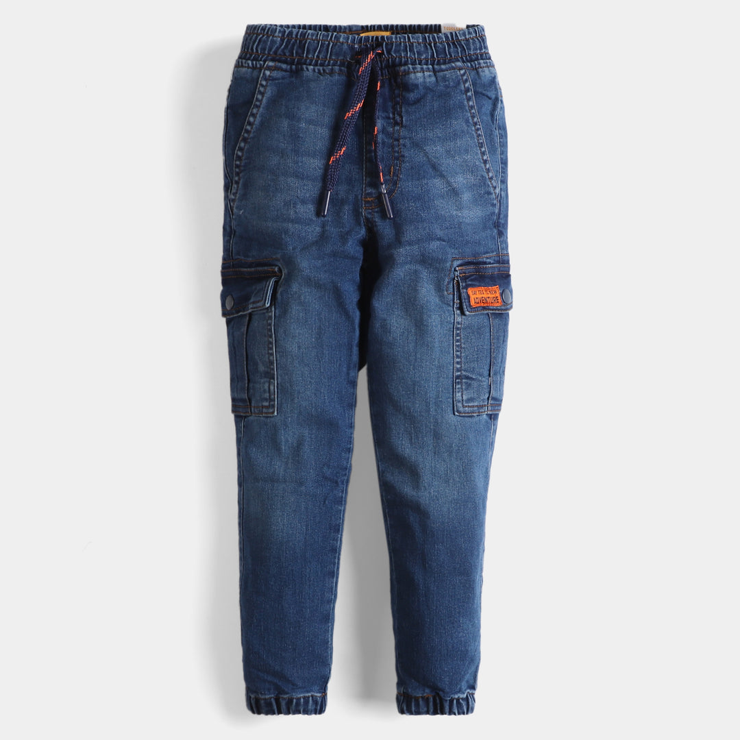 Boys Pant Denim Adventure-Mid Blue