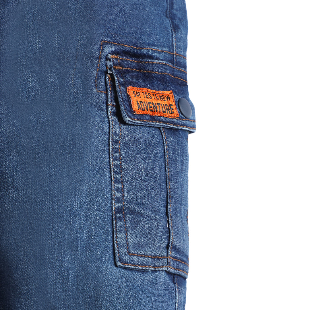 Boys Pant Denim Adventure-Mid Blue