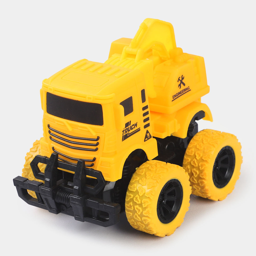 Friction mini Construction Vehicle Toy Truck | Yellow