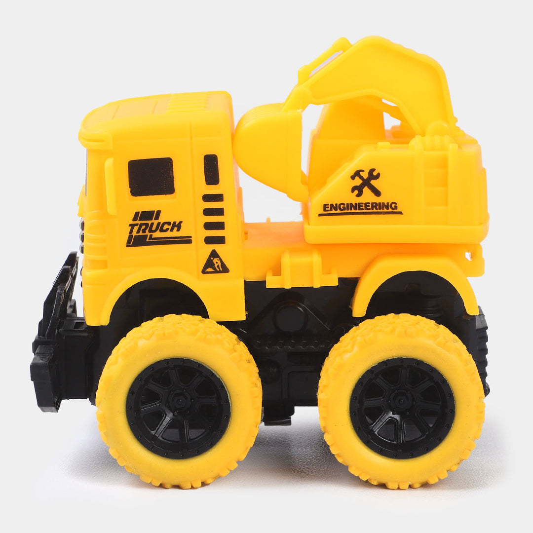 Friction mini Construction Vehicle Toy Truck | Yellow