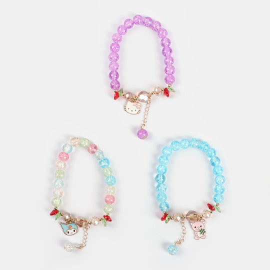 Girls Charm Beaded Bracelet | 3PCs