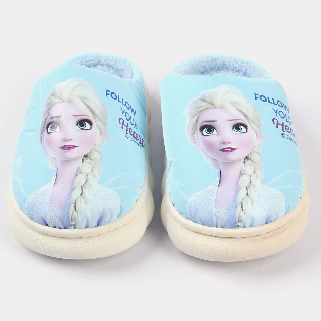 Girls Winter Slipper Fur | Blue