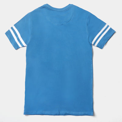 Teens Boys Cotton Jersey Tees H/S Number 8-Sea port