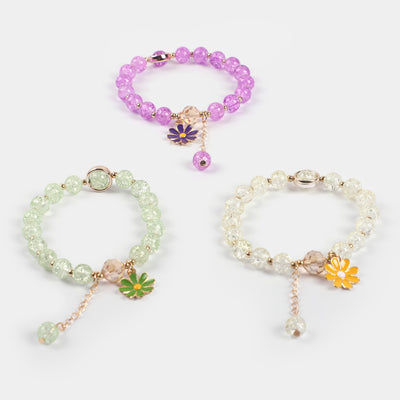 Girls Charm Beaded Bracelet | 3PCs