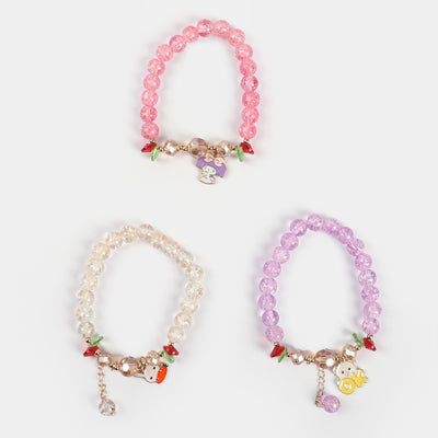 Girls Charm Beaded Bracelet | 3PCs