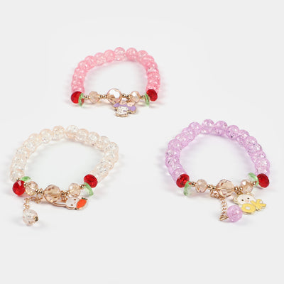 Girls Charm Beaded Bracelet | 3PCs