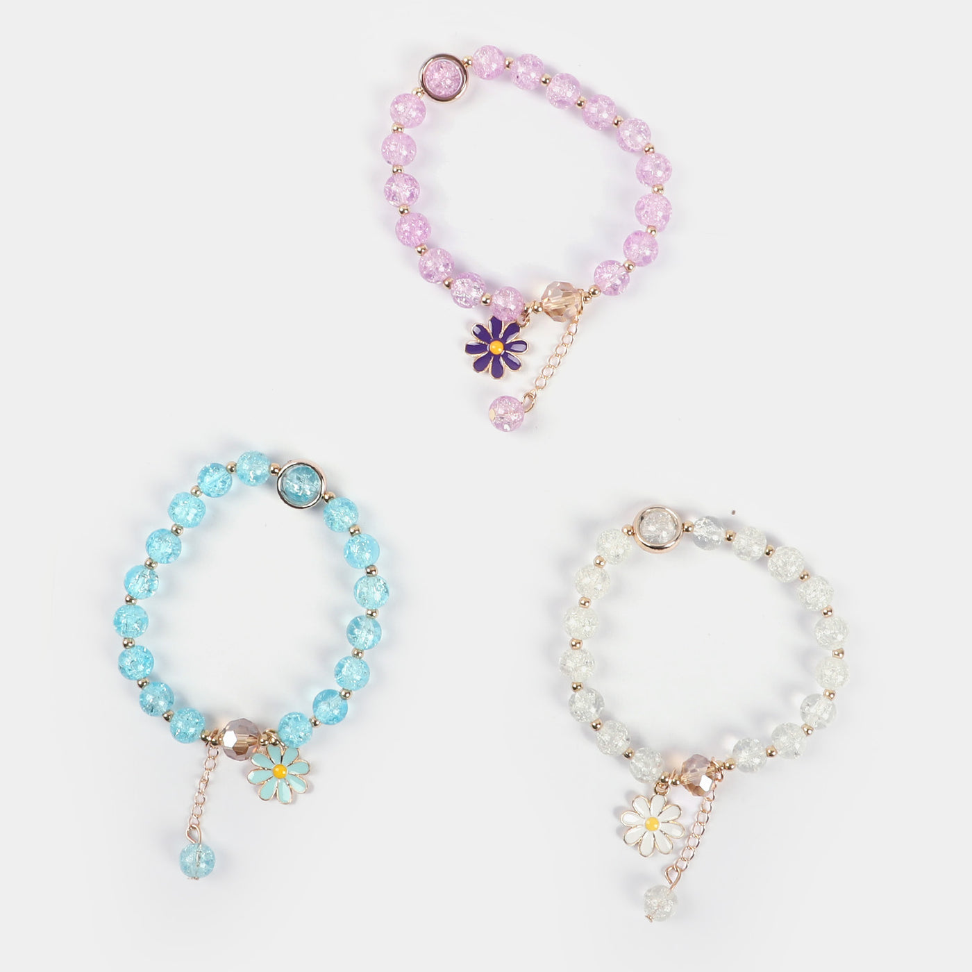 Girls Charm Beaded Bracelet | 3PCs