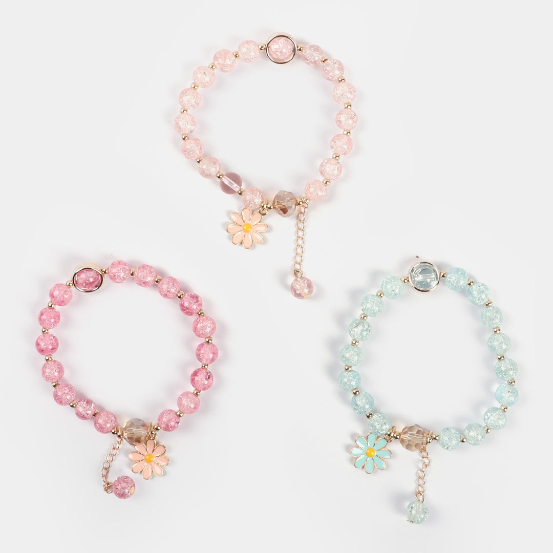 Girls Charm Beaded Bracelet | 3PCs