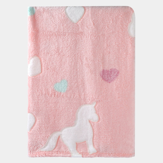 Kids Blanket Lumina Glow In The Dark | 80x155cm -Pink