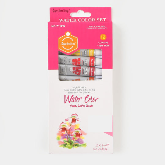 Water Colors For Kids - 12 Colors (7706W)