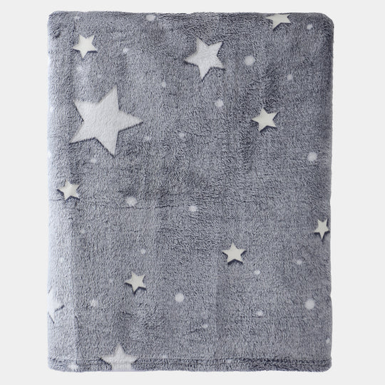 Kids Blanket Lumina Glow In The Dark | 80x155cm -Dark Grey