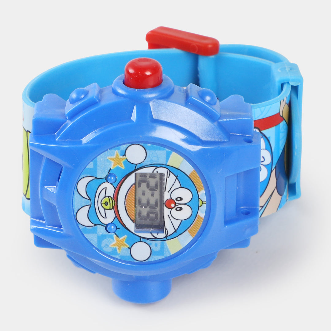 Character Projector Wrist Watch For Kids