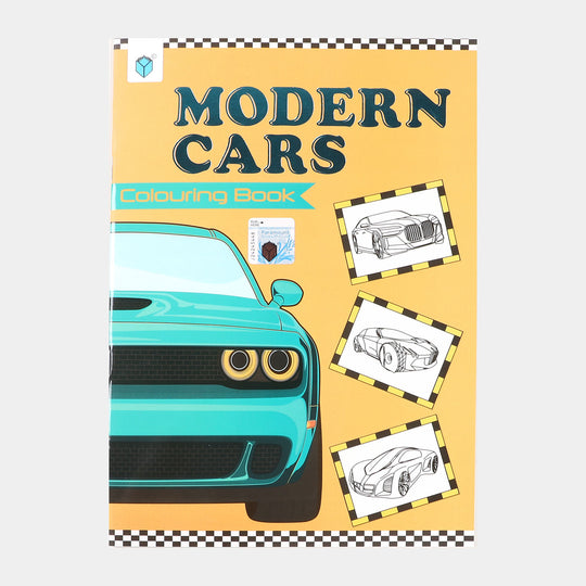 Modern Cars Coloring Book (PB)