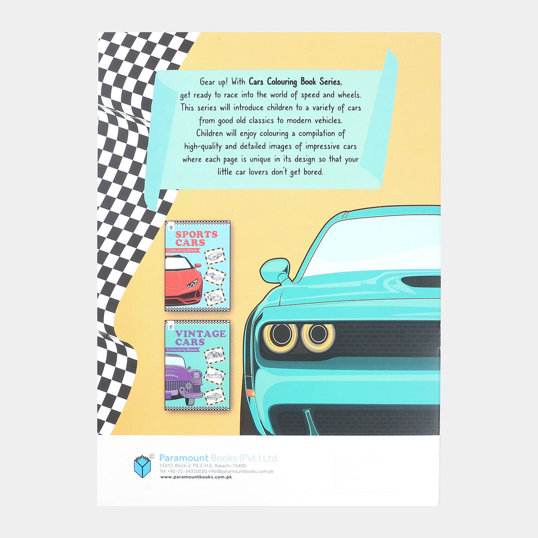 Modern Cars Coloring Book (PB)